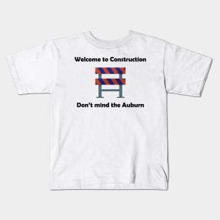 Auburn Construction Kids T-Shirt